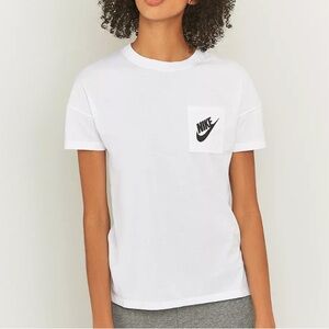 Nike Signal White T-Shirt, XS, Modal Cotton Excellent Condition Oversized Loose